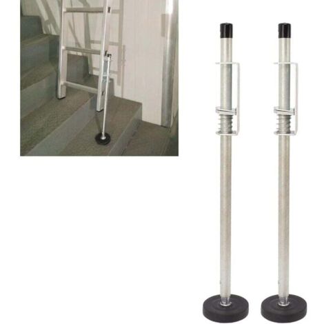 AIPERQ  60 Cm Pieds de Nivellement D'échelle, Stabilisateur de Niveleur D'échelle D'extension Pieds de Niveleurs D'échelle Réglables Universels Pieds de Nivellement de Sol