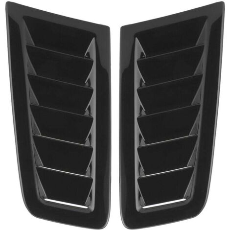 AIPERQ Jeffergarden 2 pièces universel capot évents moteur capot voiture pièces extérieures pour Focus RS MK2 StyleGloss noir (1/4)