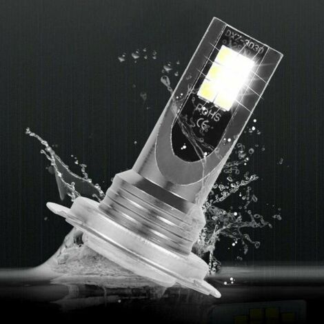 Kit 2 Ampoules H4 LED Pour Voiture - 6000LM, 50W, 6500K Blanc, 12V/24V, étanches IP67