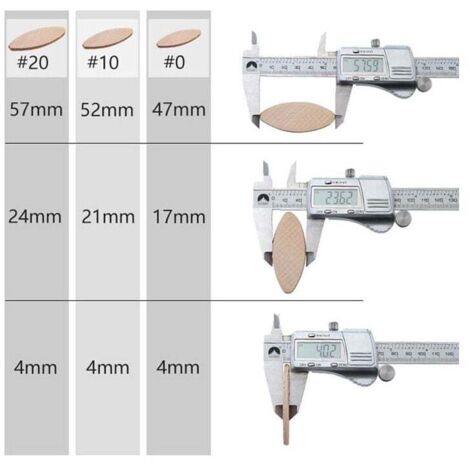 250 Chevilles Plates Lamello T0 – Wfix – Hêtre – Connexion Bois