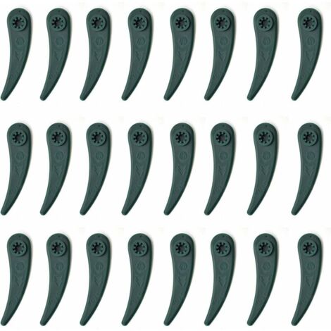 Lot de 24 lames de rechange en plastique pour coupe-bordures Bosch Durablade Art 23-18 LI Art 26-18 LI (1/5)