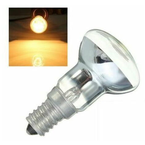 Bombilla de lámpara de lava E14 de 30 W R39 Bombilla reflectora Bombilla de lámpara de lava E14 R39 de 30 W (paquete de 4) [Clase de eficiencia energética A++] (1/5)