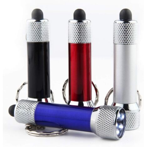 10 Uds llavero linterna portátil Mini linterna llavero LED lámpara de llavero para senderismo Camping viajes