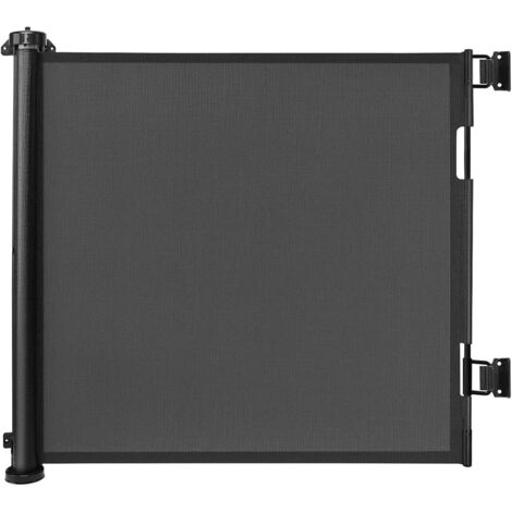 Barrera de Seguridad Retráctil para Escaleras para Bebés, Niños y Perros, 0-150 cm de Ancho, Barrera de Seguridad para Bebés Ampliable, Vallas para Escaleras, Pasillos, Interiores y Exteriores(Nior) (1/5)