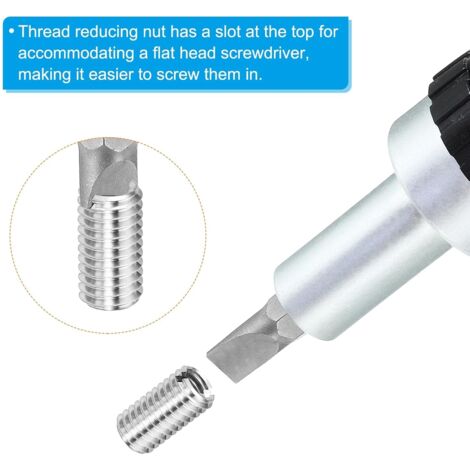 M10 à M6/M8/M10 Vis, 6 Set 20mm Long Adaptateur Réducteur Joint Boulons