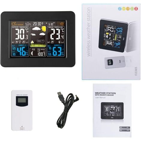 BANRIN Station météo sans fil avec capteur extérieur, station météo