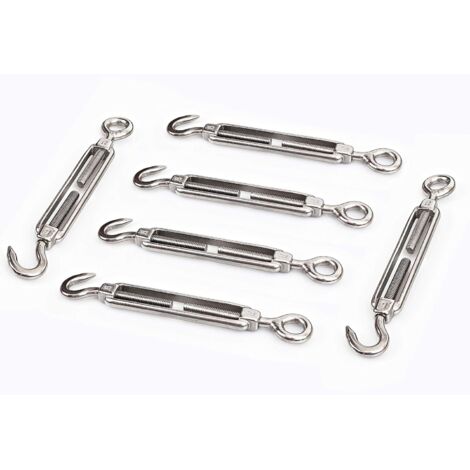 Lot De 5 M6 Tendeur Cable Inox 6mm Tendeur Cloture Crochet Tendeur 304 lot-de-5-m6-tendeur-cable-inox-6mm-tendeur-cloture-crochet-tendeur-304