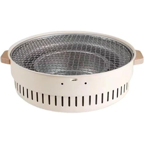 Barbecue portable d'extérieur - Barbecue de table au charbon de bois en acier inoxydable - Compact pour l'extérieur, les pique-niques, le jardin, la terrasse, le camping, les voyages et les barbecues  (1/4)
