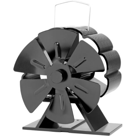 Ventilateur de poêle à bois à 6 pales pour ventilateur de brûleur de poêle, Cycle silencieux (1/4)