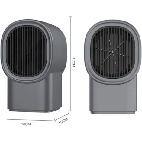 Mini Chauffage Soufflant,Radiateur Soufflant Electrique,Chauffage Électrique Portatif en Céramique,Radiateur de Bureau à Chauffage Rapide Silencieux pour Bureau,Utilisation Intérieure Chambre Bébé