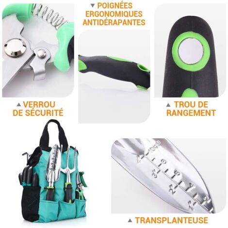 Matériel Pansage Cheval Neuf Kit De Toilettage Cheval 9 Pièces - Sac Organisateur Ovale Bleu Avec Brosse Et Outils Valise Esthetique