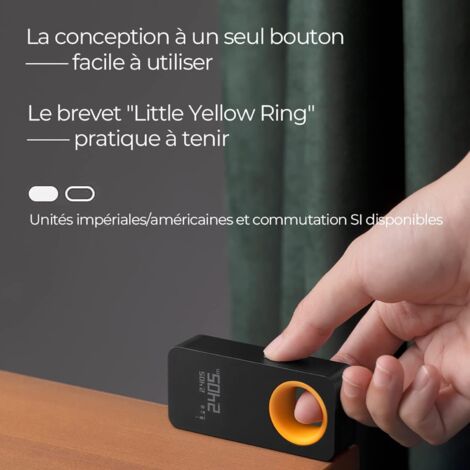Laser-Mesure avec Bluetooth, Mesure, Rechargeable de Type C, Affichage