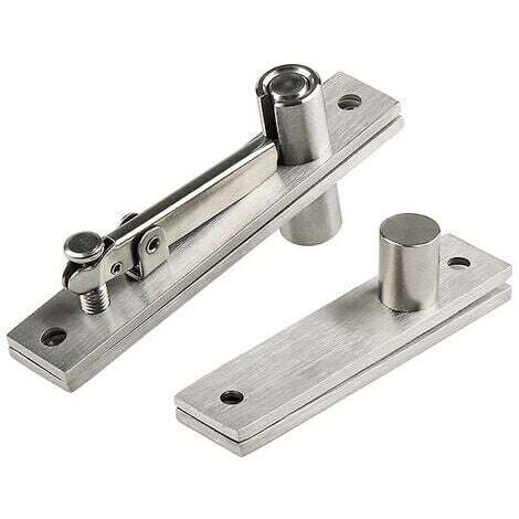 Charnière de porte pivotante en acier inoxydable Charnière pivotante robuste pour portes en bois Arbre à 360 degrés Charnière pivotante de porte Murphy en acier inoxydable (1/3)