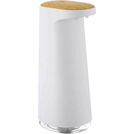 Distributeur de Savon Automatique 450ml avec Capteur Infrarouge (Blanc, Gel)