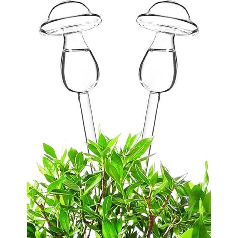 verrerie arrosage Champignon sphérique arroseur Automatique - 2 Paquets d'ampoules d'arrosage pour Les Plantes intérieures et extérieures (1/5)