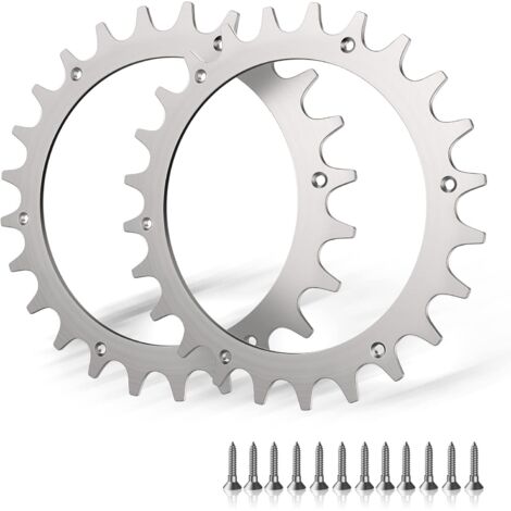 [JAMAIS UTILISÉ]  2 x Crampons en Acier Inoxydable de qualité supérieure pour modèle Worx S/M,2X Pointes à vis en Acier Inoxydable Améliorateur de Traction,Taille de Roue de tondeuses à Gazon robotiqu