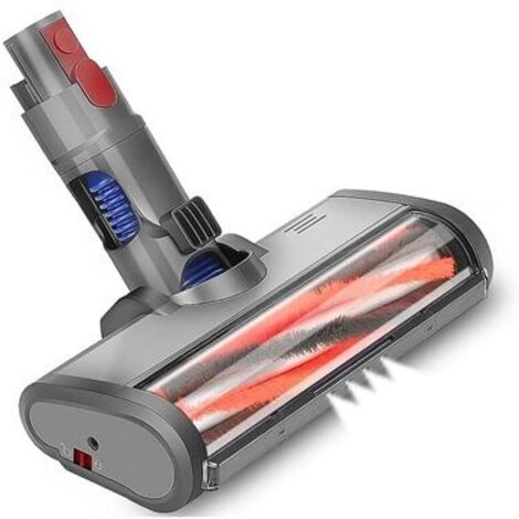 [JAMAIS UTILISÉ]  Brosse Rotative Motorisée Électrique Turbo avec Lumière Led Compatible pour Dyson V7 V8 V10 V 11 V15 Dégagement Rapide avec Rouleau Souple pour Sol