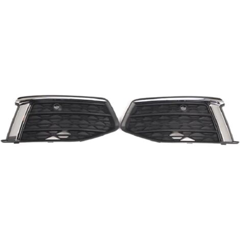 Cache de feu antibrouillard avant compatible avec Audi A6 C8 2019-2023, grille inférieure 4KD807647 4KD807648