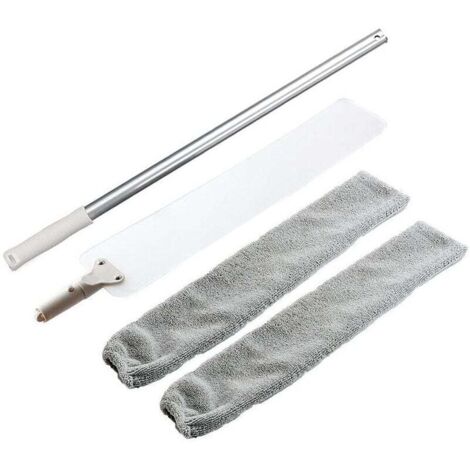 Ausziehbare Spaltreinigungsbürste, Staubbürste mit extra langem Griff, verstellbarer Wischmopp, Kehrreinigungs-Staubwedel für Betten mit hohen Decken