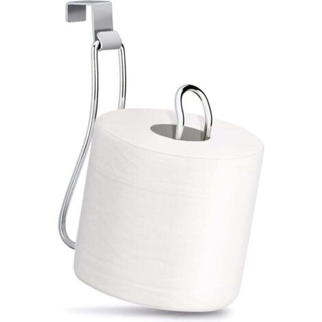 Porte-papier toilette, porte-papier toilette pour réservoir d'eau, porte-rouleau de papier toilette, étagère de rangement pour papier toilette dans la salle de bain (1/4)