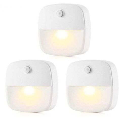 Luci notturne a LED senza fili Luci con sensore di movimento Armadio Cucina Luci notturne Camera da letto Rivelatore Luce Armadietto Scala Retroilluminato  39