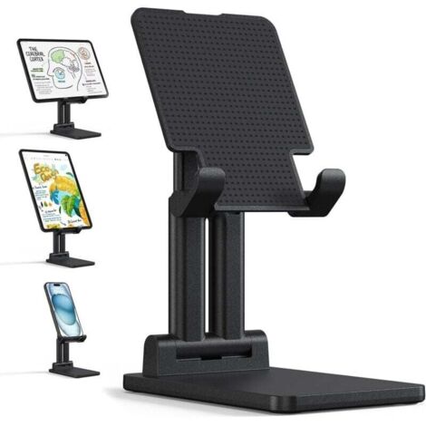 Supporto per monitor portatile, pieghevole, robusto, da scrivania, con angolo regolabile, compatibile con monitor per laptop, iPad e tablet. (1/4)