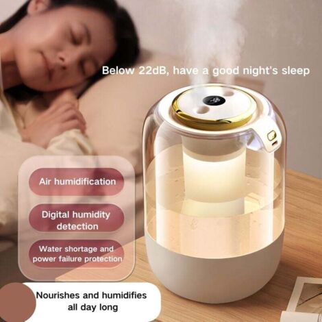 Balight Humidificateur Cool Mist 3L - Silencieux - Neuf