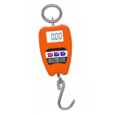 Balance industrielle robuste pour grue, adaptée à l'agriculture, la chasse, le tir à l'arc, la pêche en haute mer et le levage, équipée d'un capteur numérique précis, qualité professionnelle (orange 4