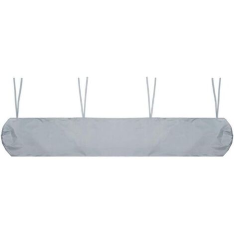 Housse de store, sac de protection étanche pour store, sac de rangement pour terrasse/jardin protégé contre les UV (4 mètres, gris)