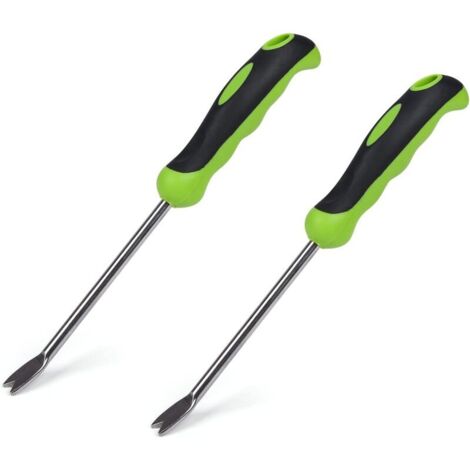 Tondeuse à gazon manuelle avec poignée ergonomique, en acier inoxydable (1/4)