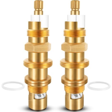 2-pack 910-030 shower valve cartridges, compatible with Price Pfister shower valves, ceramic valve cartridge replacement parts, compatible with Pfister bathroom shower valve faucet cartridges, made of (1/4)