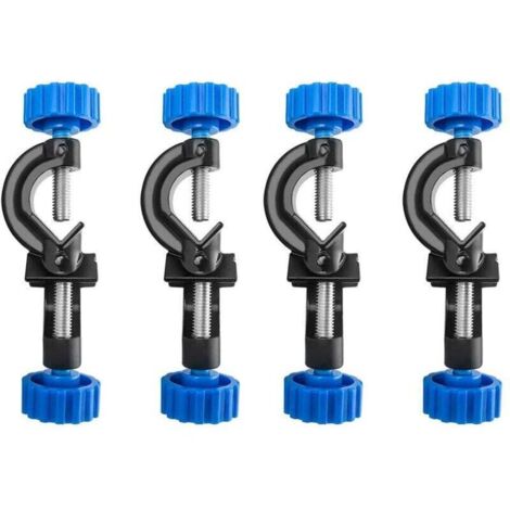 Pinces Croix de Laboratoire, usqu'à 18mm Tiges pour Utilisation en Laboratoire, 4Pcs