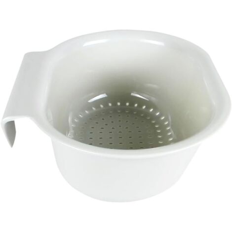 Cesta colgante para fregadero de cocina, cesta de plástico para drenar el agua en el interior del recipiente para lavar verduras. (1/4)