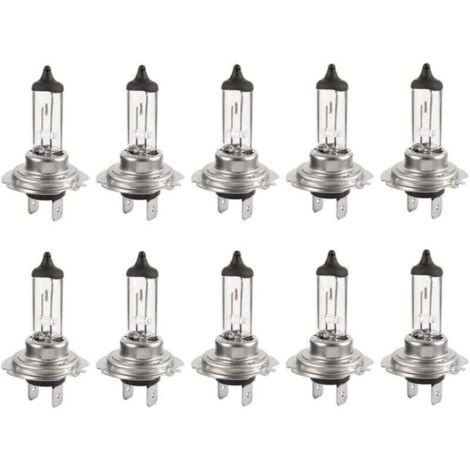 Enowelir Ampoule H7 12V 55W Halogène LED, 10 Pièces Feux de Route et Croisement Blanc Chaud pour Voiture (1/4)