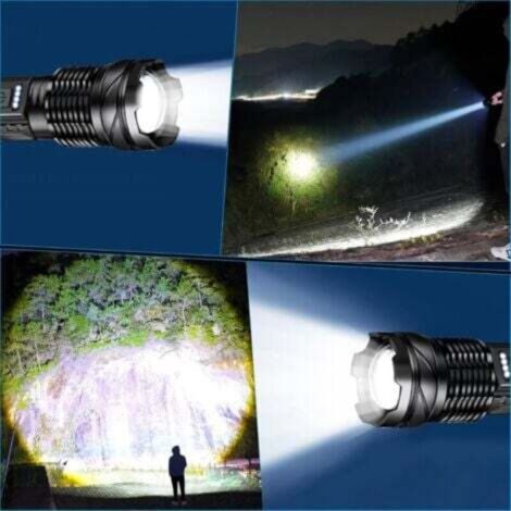 Lampe Torche LED Tactique Everbrite 750 Lumens - Rechargeable, étanche, Avec Lanière