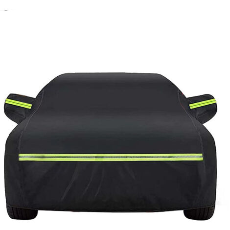 Housse De Voiture Imperméable Extérieure En Coton Avec Fermeture Éclair Anti-UV Respirante Protection Poussière Pluie Neige Soleil (1/5)