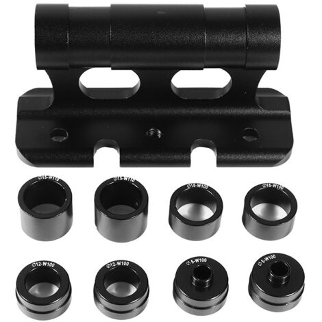 Support de Fourche Vélo pour Remorque – Adaptateur d’Essieu Compatible 5x100, 12x100, 15x100 et 15x110 mm (1/4)