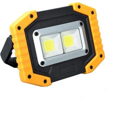 Projecteur LED Rechargeable 30 W Étanche pour Camping, Pêche, Travail Extérieur et Sécurité – Alimentation USB (1/4)
