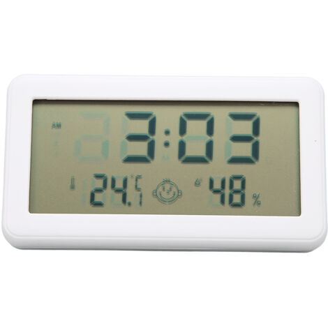 Hygromètre et Thermomètre LCD Précis avec Écran Clair et Support Pliable pour Intérieur Bureau Maison (1/4)