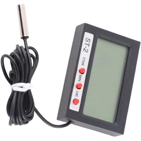 Thermomètre Numérique Double Capteur pour Voiture, Intérieur/Extérieur, Aquarium, Réfrigérateur et Laboratoire – Précis et Facile à Lire (1/4)