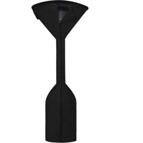 Housse de chauffage extérieur ronde imperméable – 86,4 x 86,4 x 241,3 cm, noir, pour protection hivernale optimale (1/5)