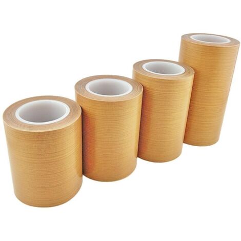 Ruban adhésif haute température en téflon – 120 mm × 10 m – pour machines d’emballage sous vide – 1 pièce (1/4)