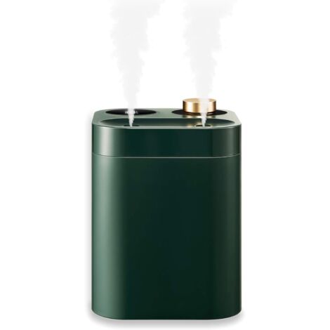 Humidificateur d'air Sans Fil, 5 Modes de Pulvérisation Silencieux, Avec Affichage de la Puissance (800ml Vert)-Fei Yu