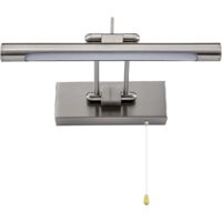 Luz de espejo de baño con interruptor Luz de pared de baño LED IP44 Luz de espejo de maquillaje ajustable 4000K 35cm/6W