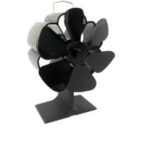 Ventilador para hogar LT383, rendimiento térmico, arranque automático, resistente a altas temperaturas, 6 aspas