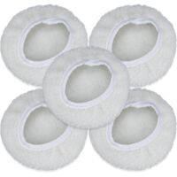 Paquete de 5 tapas de pulido, Kit de 125-150mm, almohadillas de cera para capó de lana para rueda de abrillantado para coche, para la mayoría de pulidores de coche