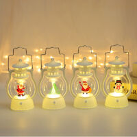 Aiperq Christmas Decorative Lights LED Lantern Portable Light Battery Operated Christmas Ornaments Gift Pack 4 Pieces