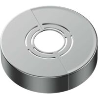 Set di 2 rosette per miscelatore doccia 3 misure in 1, rosetta per rubinetto sdoppiata per Ø 21 mm/26 mm/33 mm, copritubo per radiatore, rosetta per rubinetto doccia, rosetta filettata, rosetta per ra