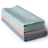 Confezione da 6 panni in microfibra per la pulizia multifunzione per bagno, casa, cucina, ufficio, auto, moto, multicolore, 40 x 30 cm