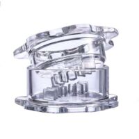 Utensile da cucina Garlic Twister - Tritatutto manuale per aglio e zenzero, tritatutto per noci, tritatutto per peperoncino, utensile da cucina in acrilico trasparente per la preparazione degli alimen
